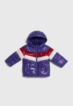 United Colors of Benetton geaca copii culoarea violet imagine