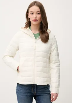 United Colors of Benetton geaca culoarea bej, de tranzitie, 2TWDDN07O imagine