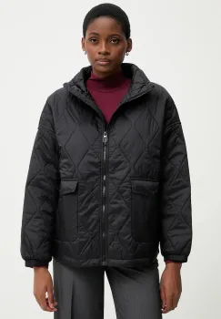 United Colors of Benetton geaca culoarea negru, de tranzitie, oversize, 2YRYDN080 imagine