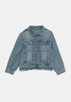 United Colors of Benetton geaca de blugi din bumbac 2PORGN03M imagine