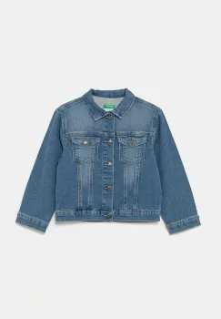 United Colors of Benetton geaca de blugi pentru copii 24LGGN014 imagine