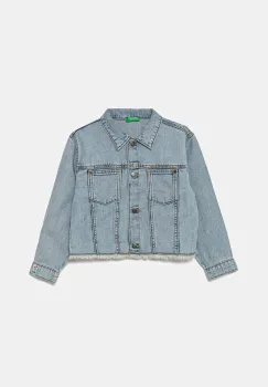 United Colors of Benetton geaca de blugi pentru copii 2UTPGN03N imagine