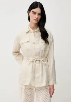 United Colors of Benetton geaca de in culoarea bej, de tranzitie, 2AGHDN07Q imagine