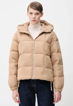 United Colors of Benetton geaca de puf culoarea maro, de iarna, oversize, 22T6DN086 imagine