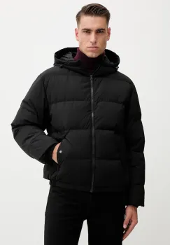 United Colors of Benetton geaca de puf culoarea negru, de iarna, oversize, 2JF8UN05E imagine