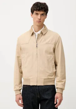 United Colors of Benetton geaca jeans culoarea maro, de tranzitie, 2QHDUN06K imagine