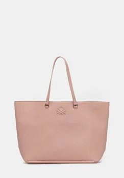 United Colors of Benetton geanta culoarea roz, 618UDY06W imagine