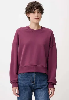 United Colors of Benetton hanorac de bumbac culoarea bleumarin, cu imprimeu, 3UNID109A imagine