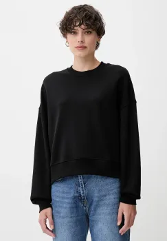 United Colors of Benetton hanorac de bumbac culoarea bleumarin, cu imprimeu, 3UNID109A imagine