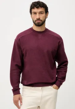 United Colors of Benetton hanorac de bumbac culoarea portocaliu, uni, 3NMEU109T imagine