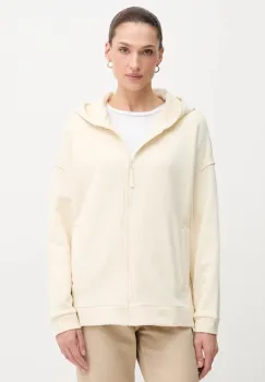 United Colors of Benetton hanorac de bumbac culoarea roz, cu gluga, uni, 3UNID500R imagine