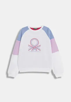 United Colors of Benetton hanorac de bumbac pentru copii imagine