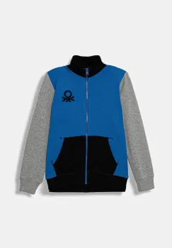 United Colors of Benetton hanorac de bumbac pentru copii cu imprimeu, 3J68C501B imagine