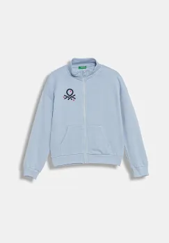 United Colors of Benetton hanorac de bumbac pentru copii cu imprimeu, 3J68C505D imagine