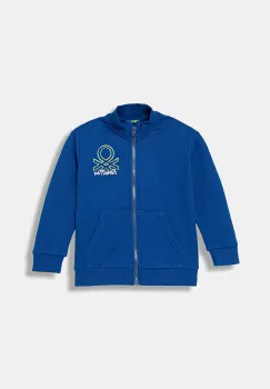 United Colors of Benetton hanorac de bumbac pentru copii cu imprimeu, 3J70G503X imagine