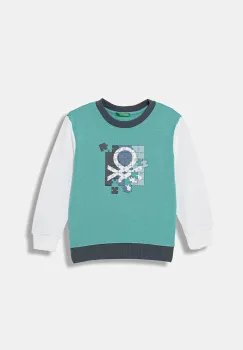 United Colors of Benetton hanorac de bumbac pentru copii imagine