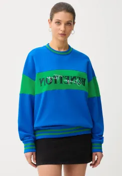 United Colors of Benetton hanorac de bumbac x Stranger Things cu imprimeu, 342ZU10BA imagine