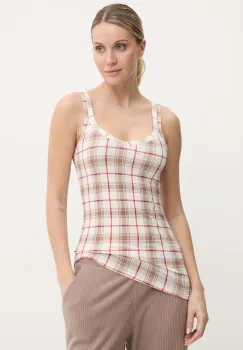 United Colors of Benetton maiou de pijama culoarea bej, 3LFC1H00B imagine
