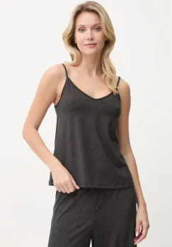 United Colors of Benetton maiou de pijama culoarea negru, 3NYW3H00G imagine