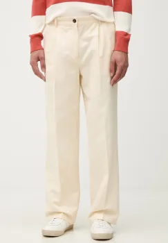 United Colors of Benetton pantaloni barbati cu amestec de in imagine