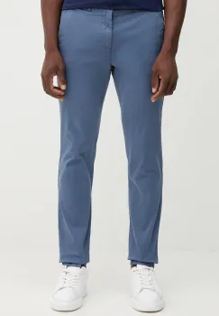 United Colors of Benetton pantaloni barbati, culoarea albastru, drepti 4TZYUF04P imagine