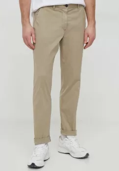 United Colors of Benetton pantaloni barbati, culoarea bej, drept imagine
