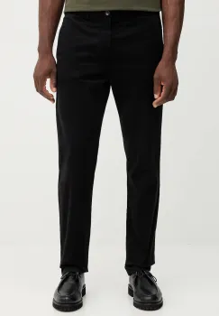 United Colors of Benetton pantaloni barbati, culoarea negru, drepti 4TZYUF04P imagine