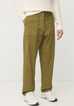 United Colors of Benetton pantaloni barbati, culoarea verde, cu fason chinos, 4FYHUF03S imagine