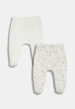 United Colors of Benetton pantaloni bebe 2-pack 3DKAAF02H imagine