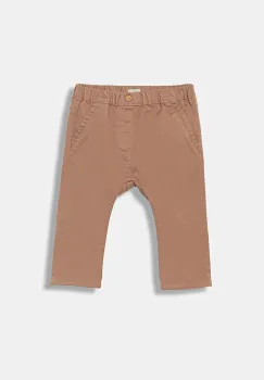 United Colors of Benetton pantaloni bebe culoarea maro, uni, 4AU0AF018 imagine
