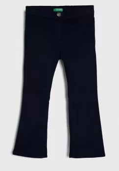 United Colors of Benetton pantaloni copii culoarea albastru marin, neted imagine