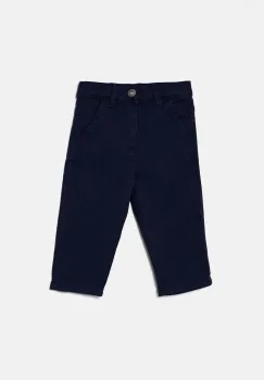 United Colors of Benetton pantaloni copii culoarea albastru marin, neted, 41HQGE023 imagine