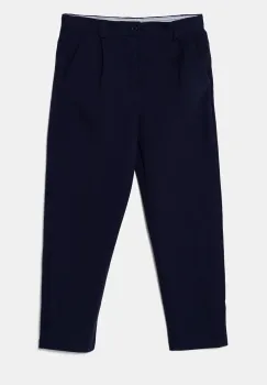 United Colors of Benetton pantaloni copii culoarea albastru marin, neted, 4EOMCF03N imagine