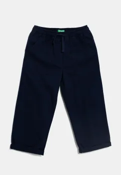 United Colors of Benetton pantaloni copii culoarea albastru marin, neted, 4T48GF026 imagine