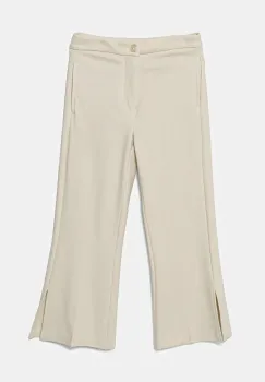 United Colors of Benetton pantaloni copii culoarea bej, uni, 4U7FCF04F imagine