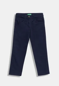 United Colors of Benetton pantaloni copii culoarea bleumarin, uni, 4RHPCE04D imagine