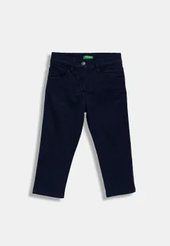 United Colors of Benetton pantaloni copii culoarea bleumarin, uni, 4RHPGE009 imagine