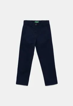 United Colors of Benetton pantaloni copii culoarea bleumarin, uni, 4T48CF011 imagine