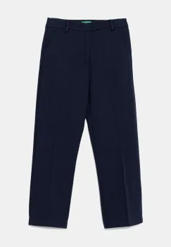 United Colors of Benetton pantaloni copii culoarea bleumarin, uni, 4U7FCF04H imagine