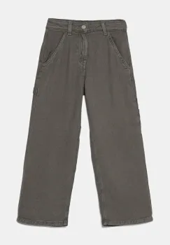 United Colors of Benetton pantaloni copii culoarea gri, uni, 41AQCE03W imagine