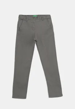 United Colors of Benetton pantaloni copii culoarea gri, uni, 4HM6CF04X imagine