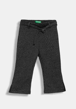 United Colors of Benetton pantaloni copii culoarea negru, cu model, 47W3GF02I imagine
