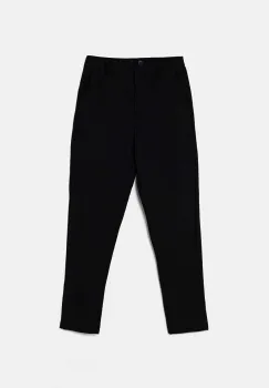 United Colors of Benetton pantaloni copii culoarea negru, neted, 4EOMCF02C imagine