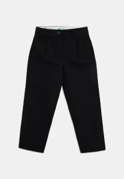 United Colors of Benetton pantaloni copii culoarea negru, uni, 43ZGCF04W imagine