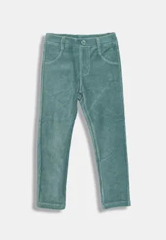 United Colors of Benetton pantaloni copii culoarea turcoaz, uni, 4DZBGE00L imagine