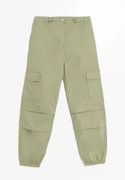United Colors of Benetton pantaloni copii culoarea verde, neted, 4L2VCF046 imagine