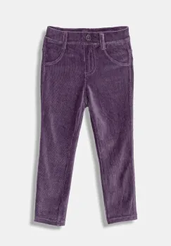 United Colors of Benetton pantaloni copii culoarea violet, uni, 4DZBGE00L imagine