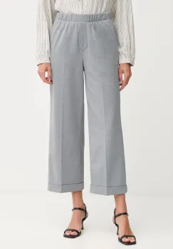United Colors of Benetton pantaloni culoarea gri, fason tigareta, high waist, 47CKDF09Y imagine