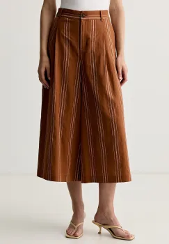 United Colors of Benetton pantaloni culottes pentru femei, cu in imagine