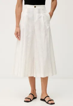 United Colors of Benetton pantaloni culottes pentru femei cu in imagine